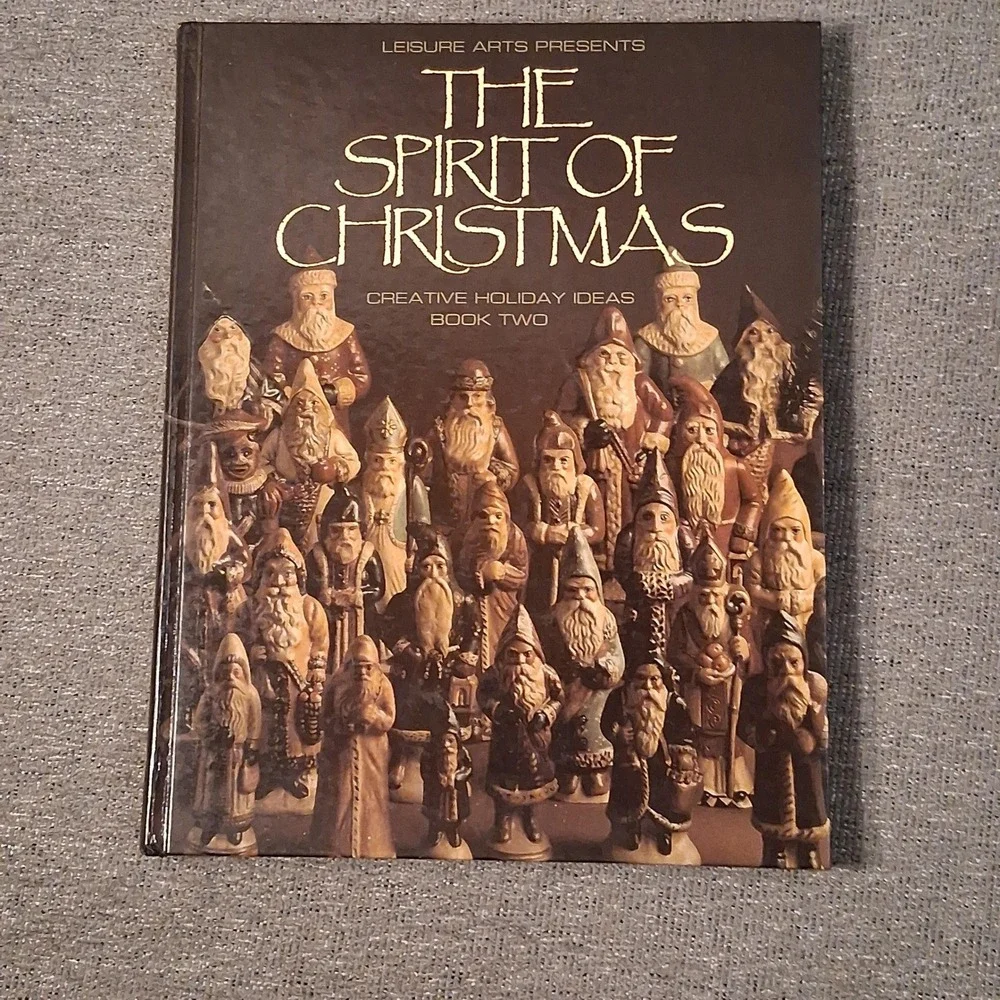 Leisure Arts The Spirit of Christmas Book Two 1988 Brown Excellent Vintage DIY